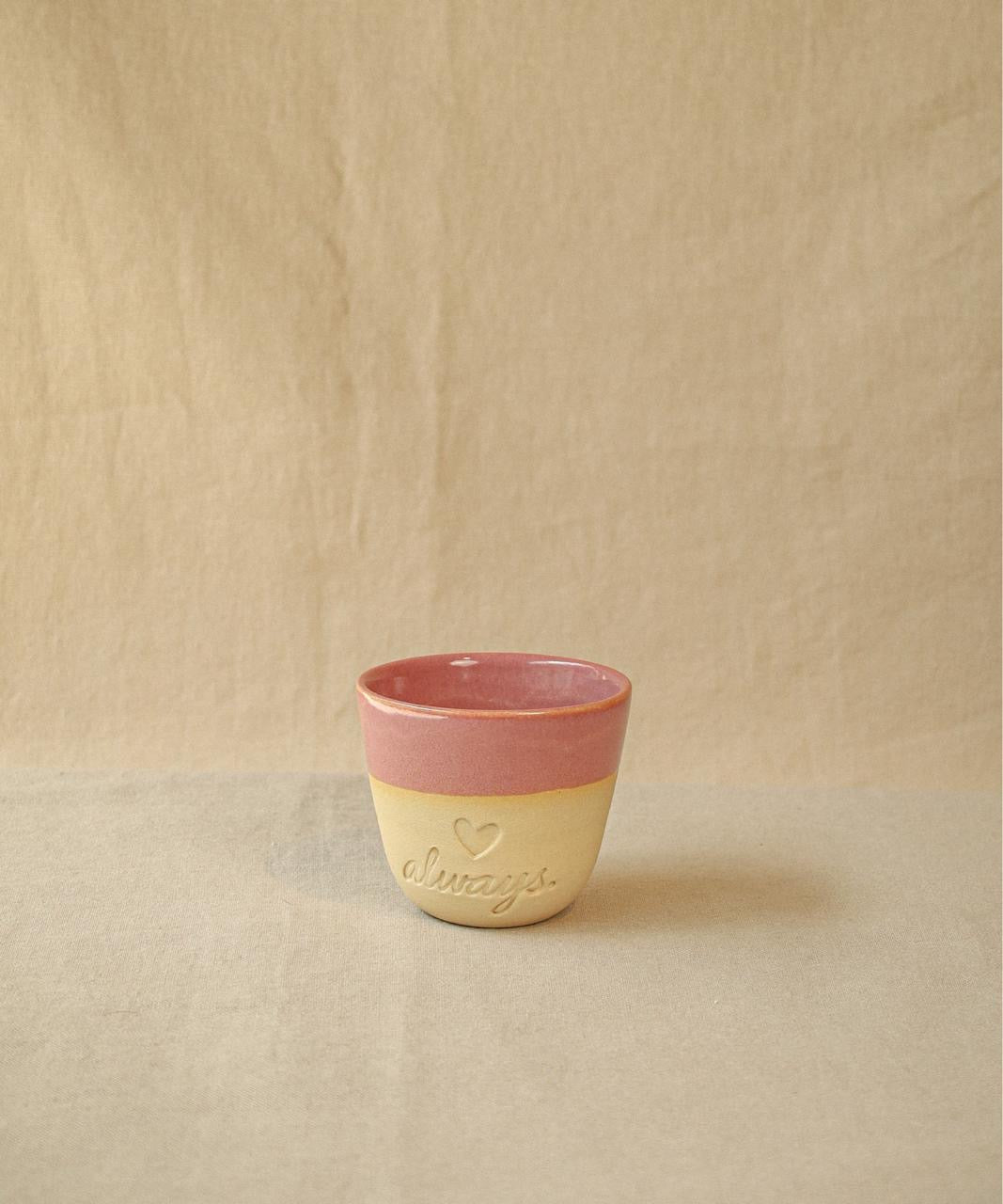 Words Ceramic Mug – Handmade Quote Cup