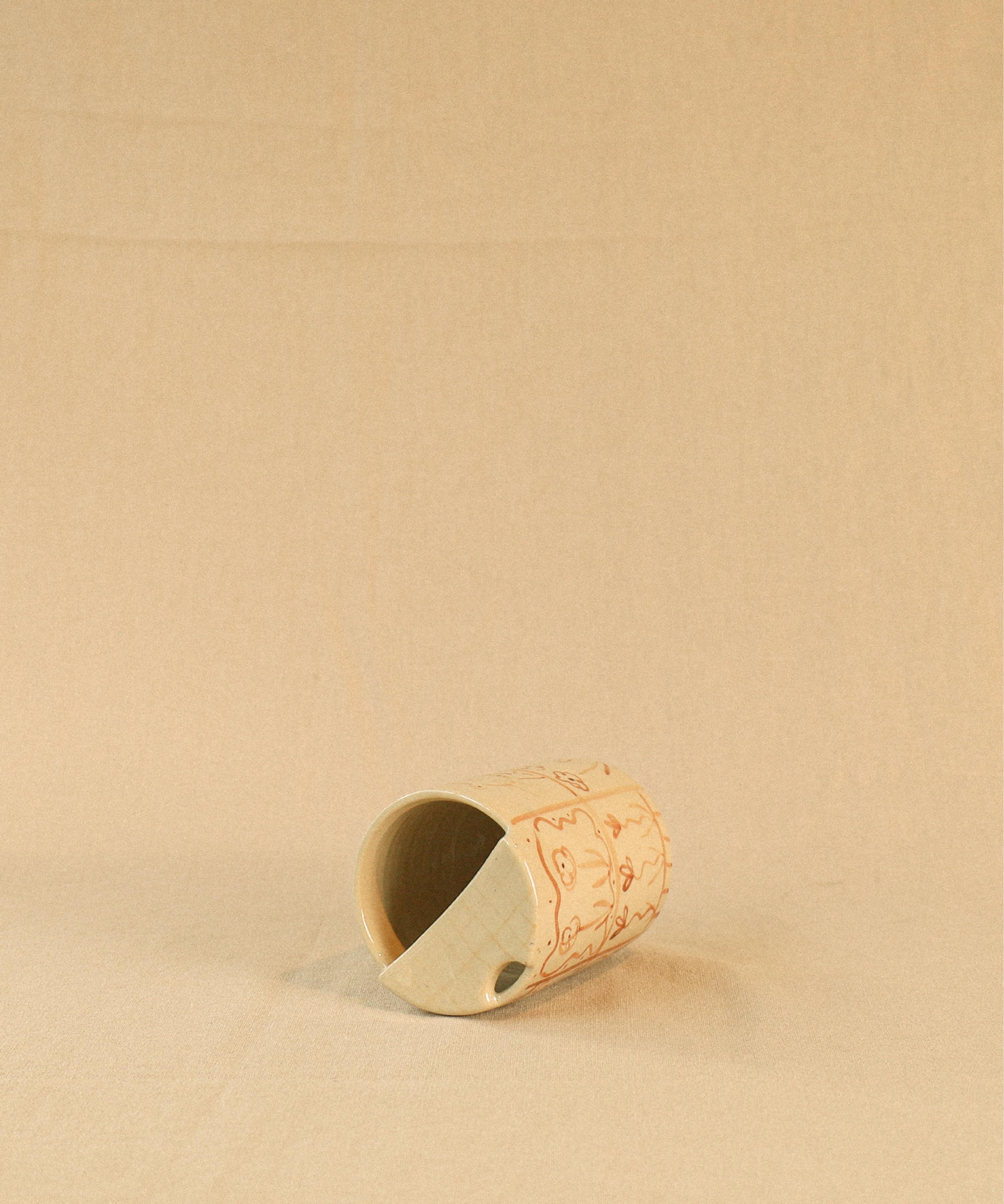 CAT Mug – Handcrafted Pattern