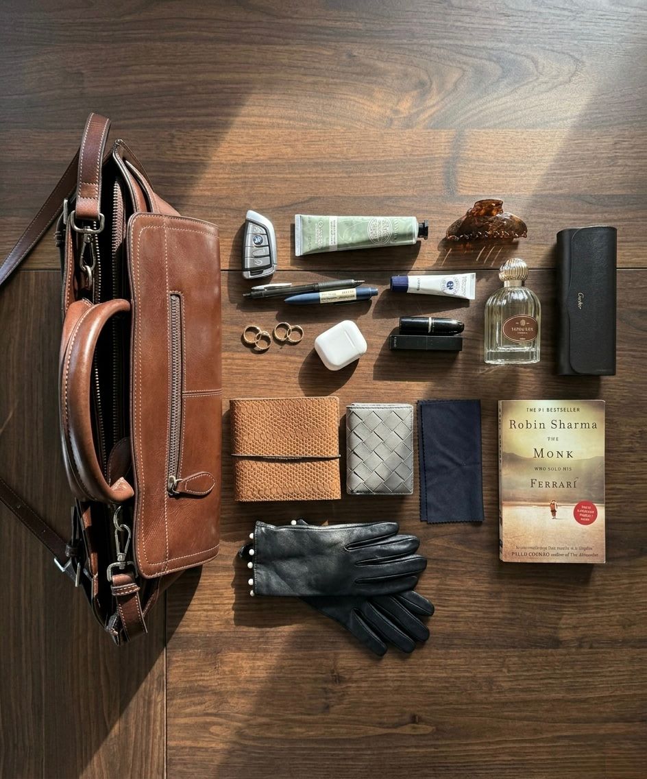 Bruna leather bag