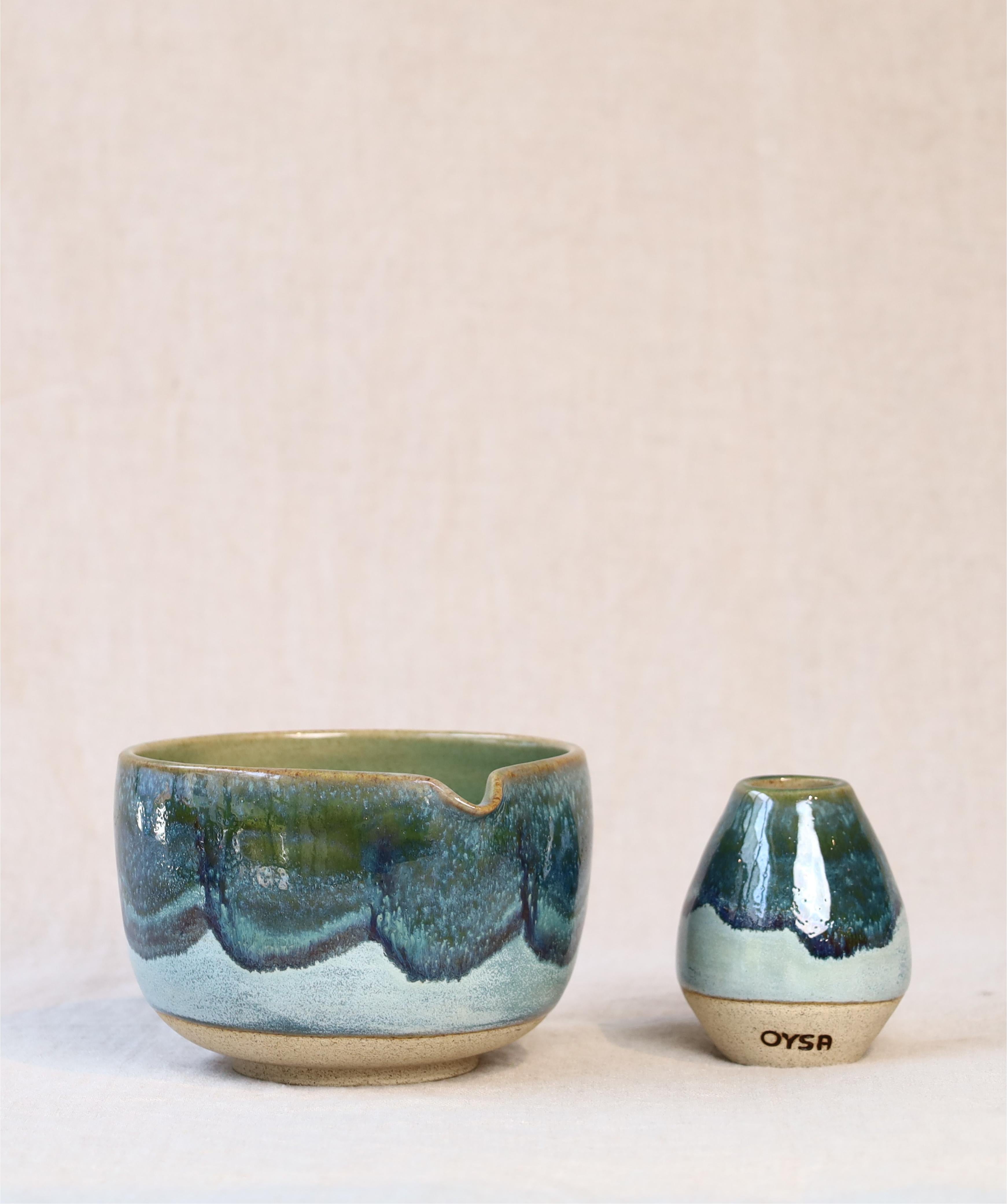 Chawan Sky Porcelain - Matcha set