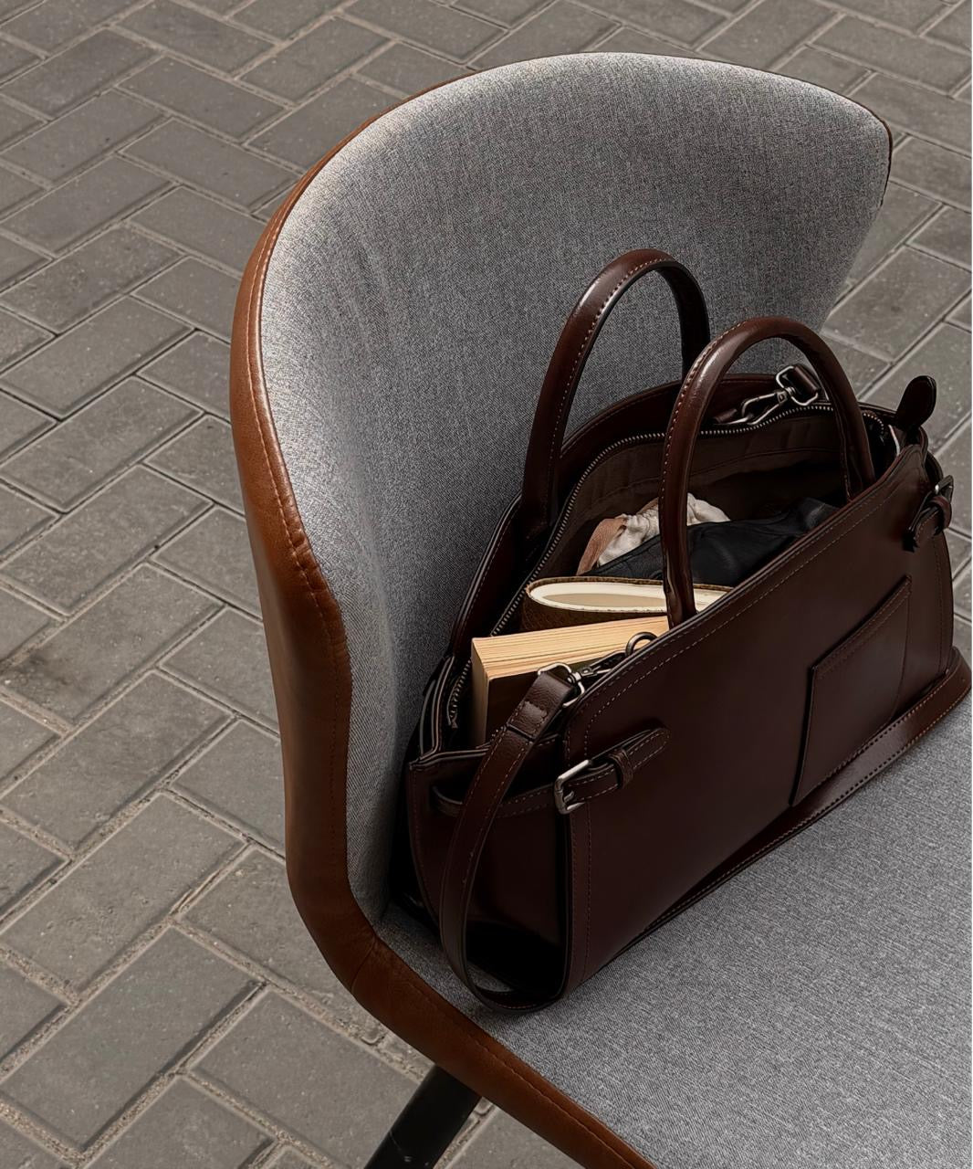 Bruna leather bag